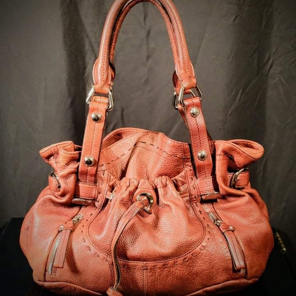 B. Makowsky Leather Tote